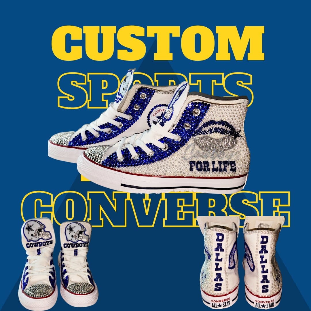 Adult Custom Sports Team Converse