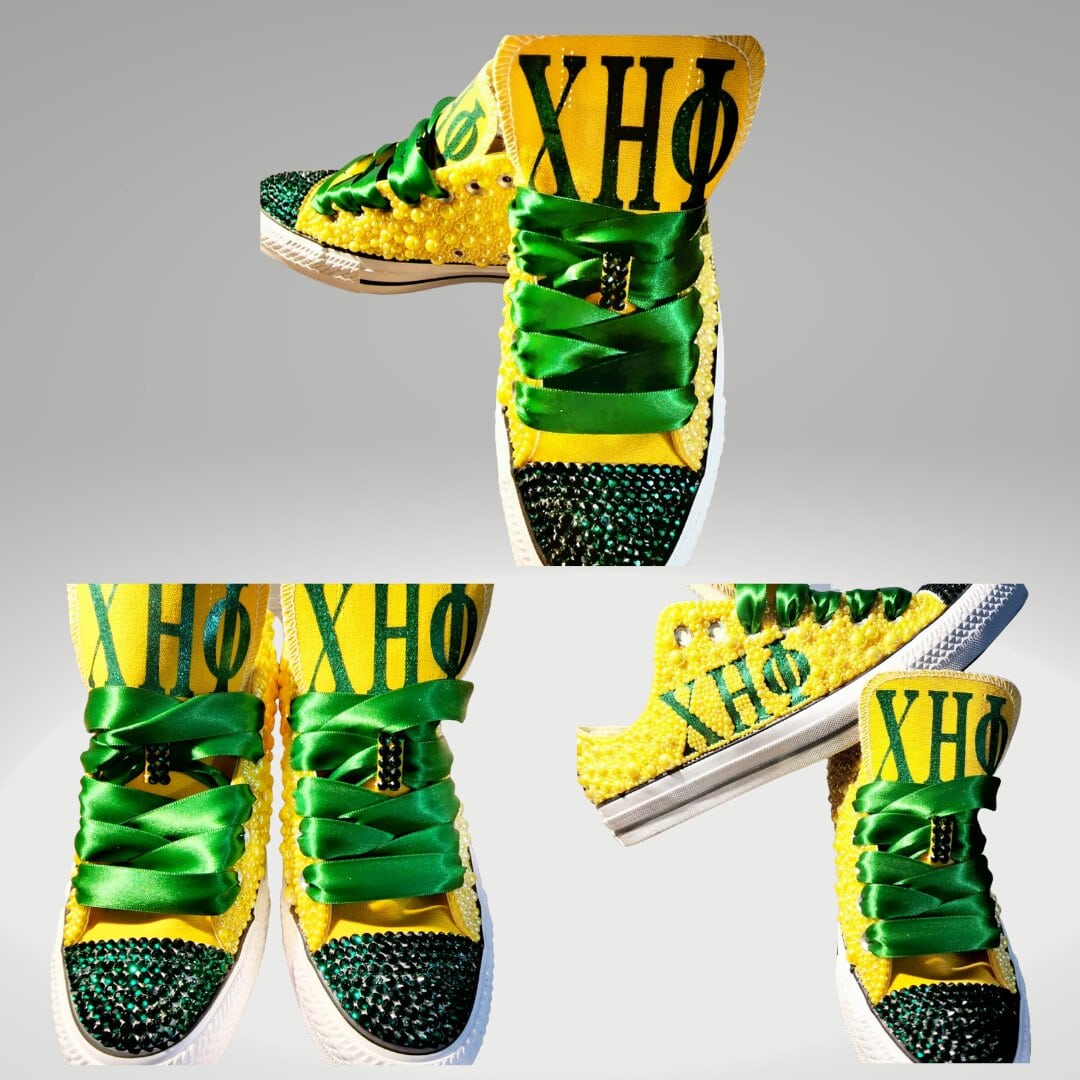 Adult Low Top Bling Custom Converse