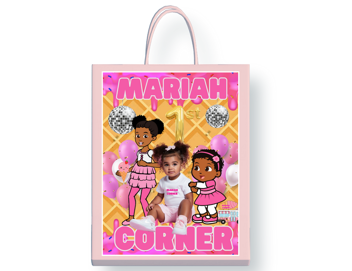 Custom Gift Bags - 12 Pack