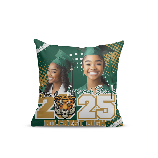 Personalized Grad Pillow Cover