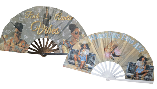 Custom Clack Fans | Personalized Oversized Hand Fans