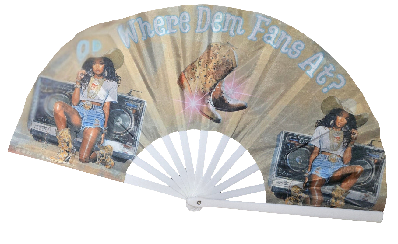 Custom Clack Fans | Personalized Oversized Hand Fans