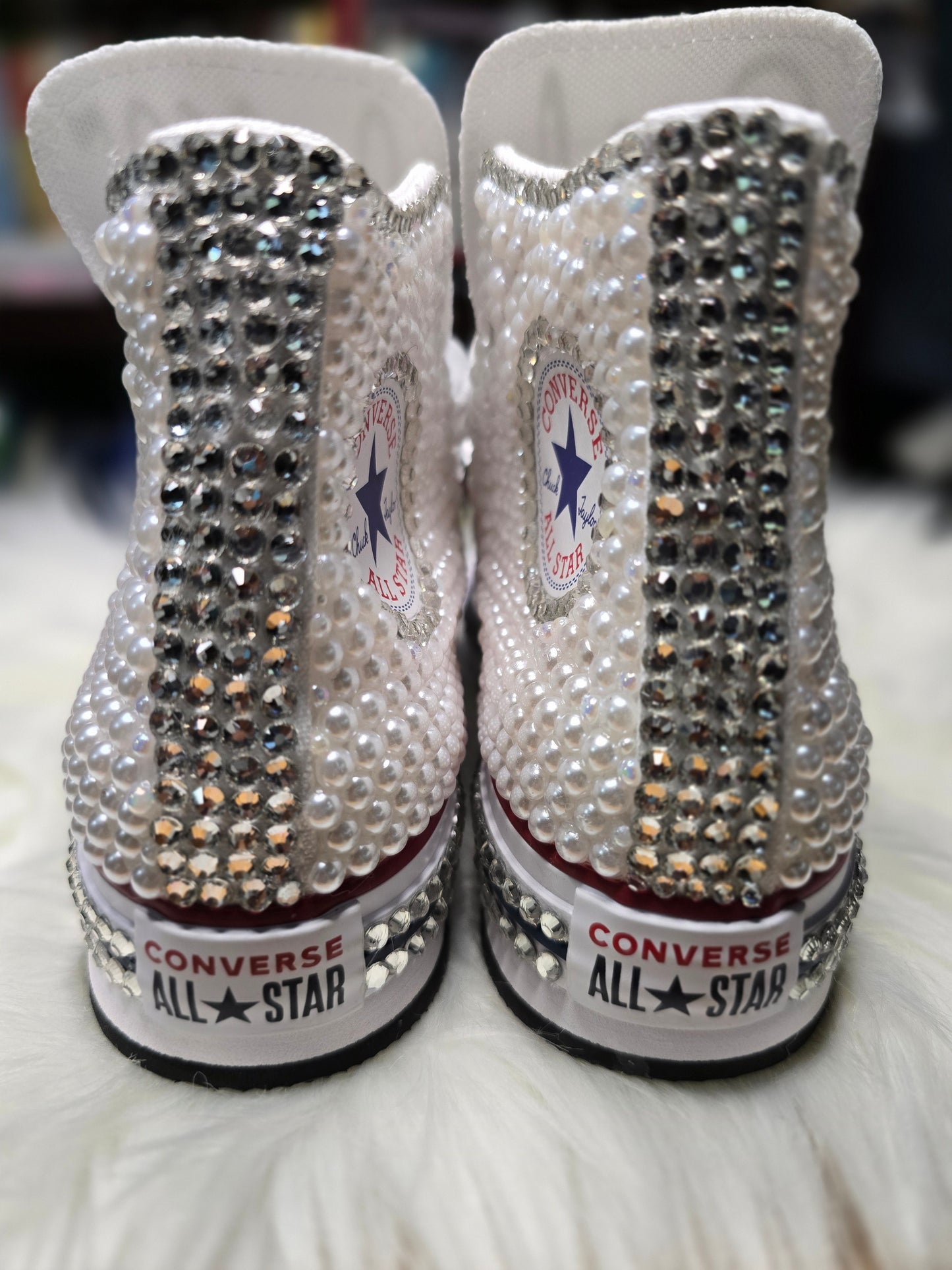 Blinged Bridal Sneakers