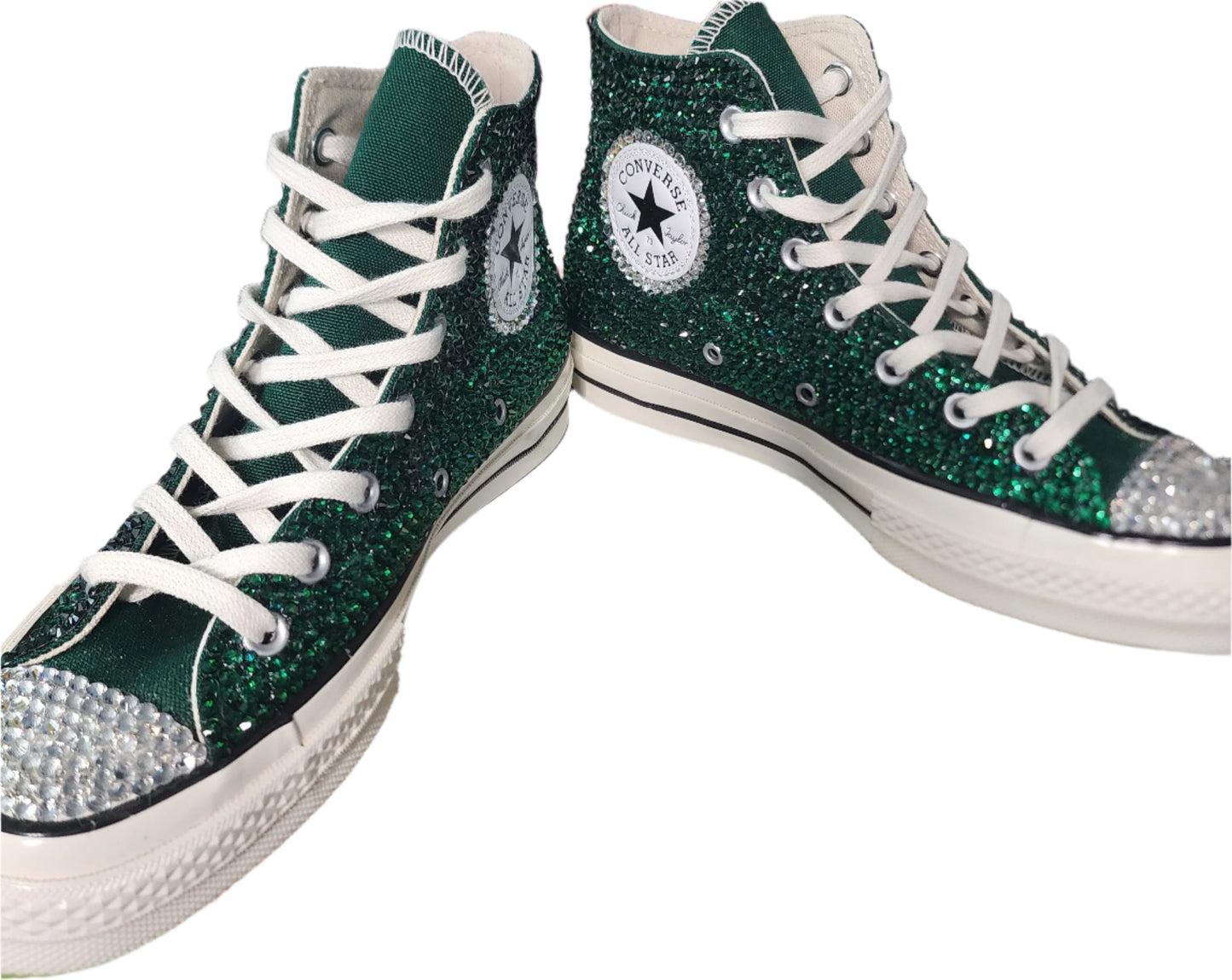 Adult Custom Bling Hi Top Converse