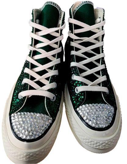 Adult Custom Bling Hi Top Converse