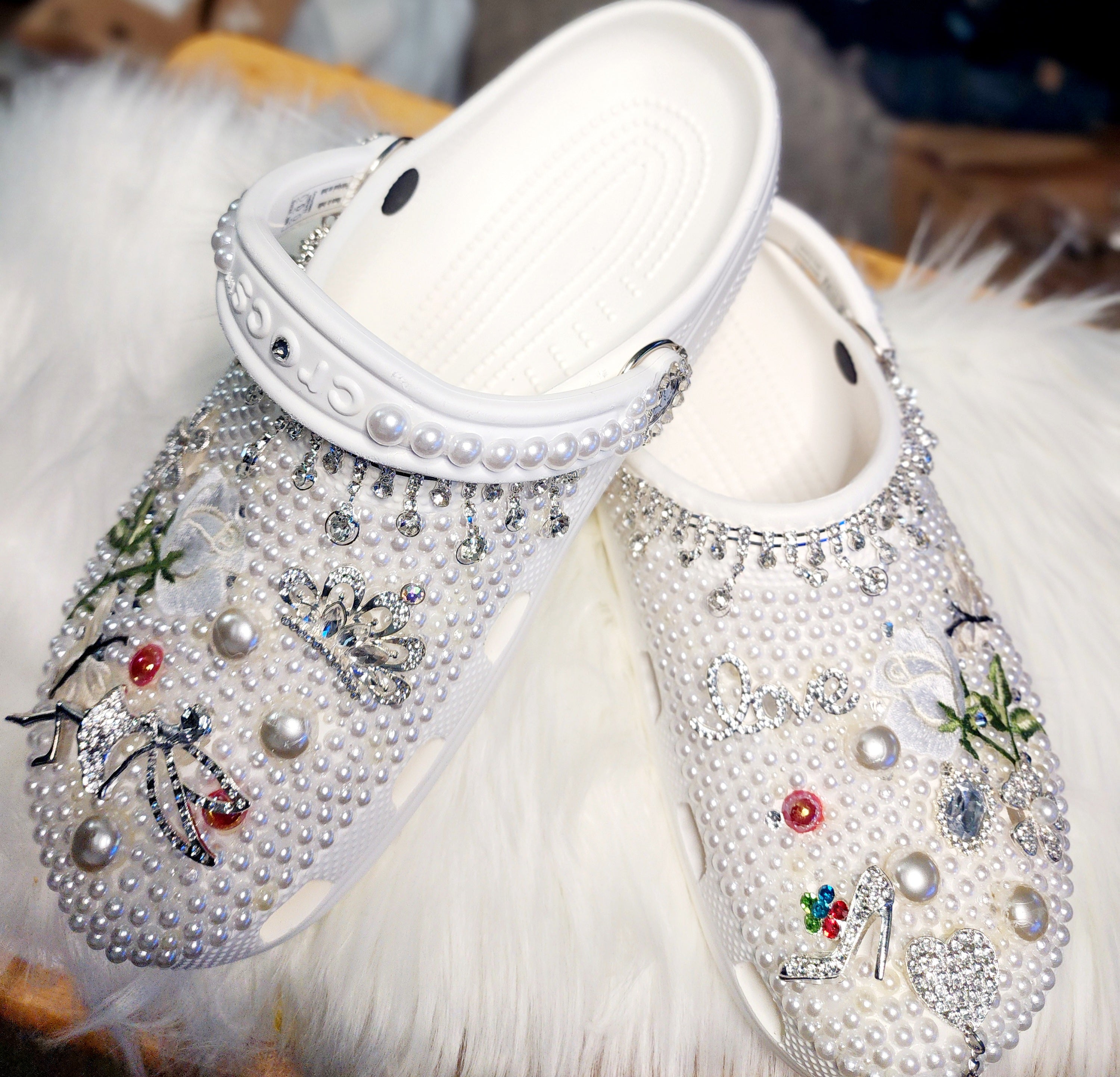 Sprayed Customized Crocs Custom Crocs β MotherOf2 Creations