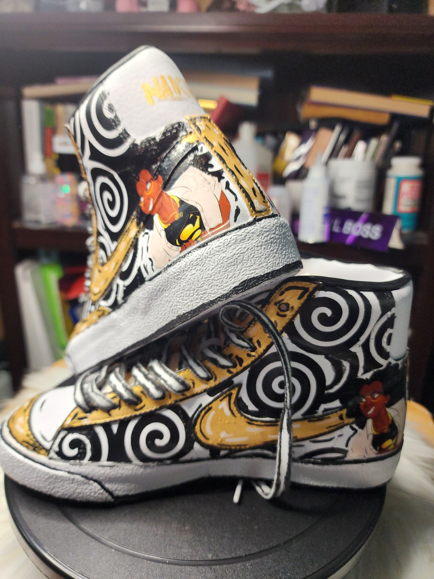 Hand-Painted Nike Sneakers