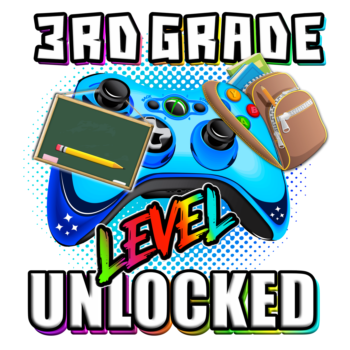 Grade Unlocked PNG Digital Download