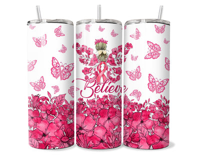 Breast Cancer Awareness 20oz Skinny Tumbler