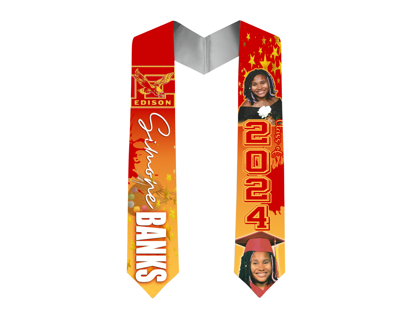 Personalized Graduation Stole