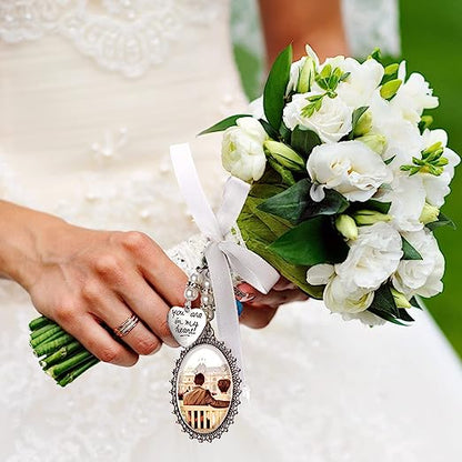 Wedding Bouquet Photo Charm