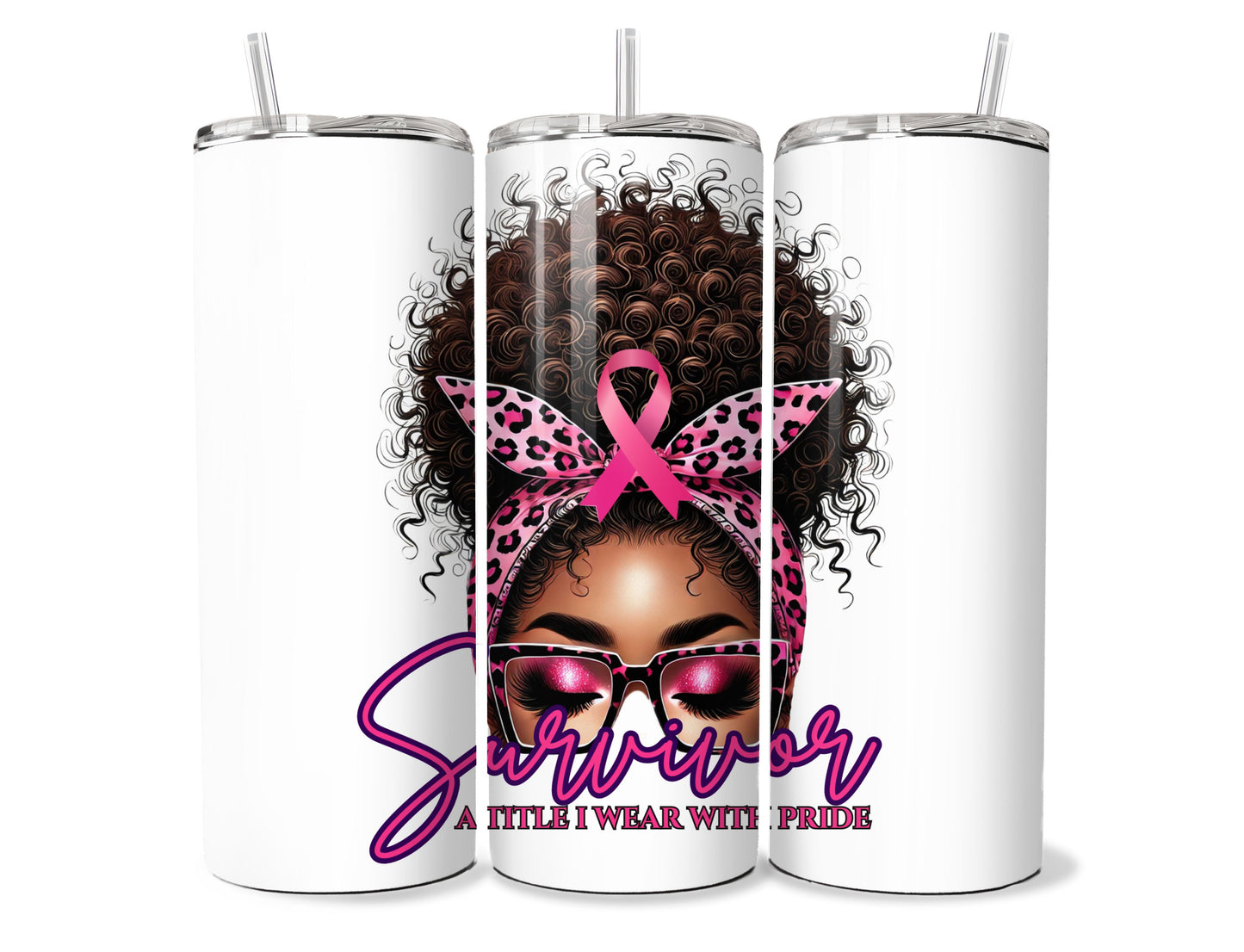 Breast Cancer Awareness 20oz Skinny Tumbler