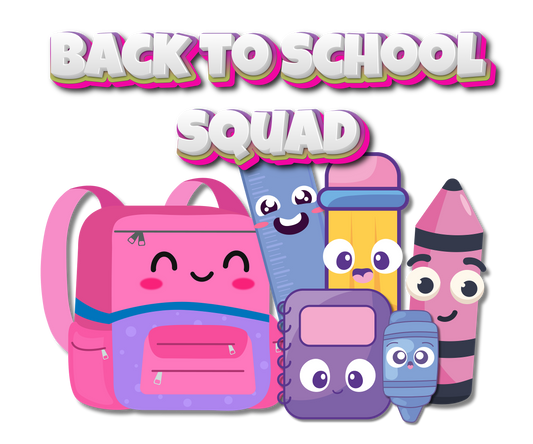 Back To School Squad PNG Digital Download