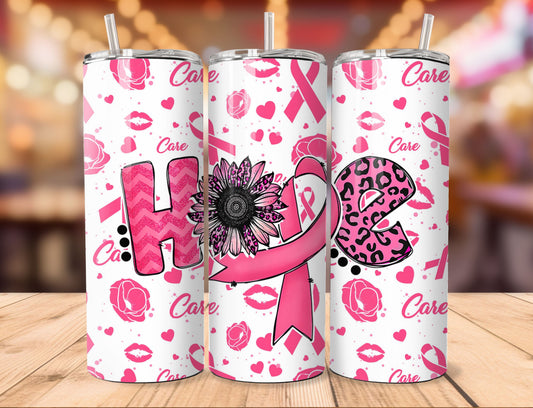 Breast Cancer Awareness 20oz Skinny Tumbler