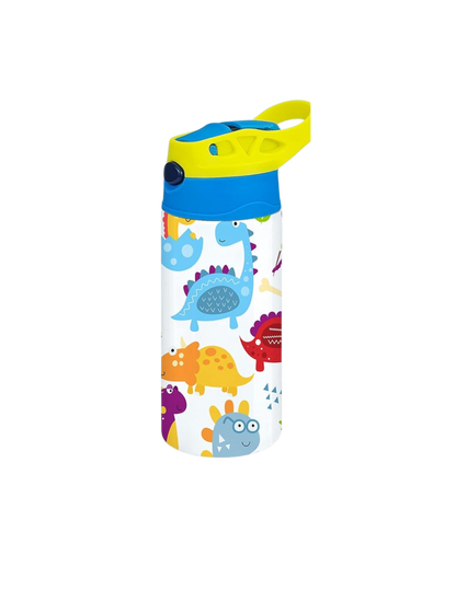 Kids Customized 12oz Tumbler with Pop-up Straw