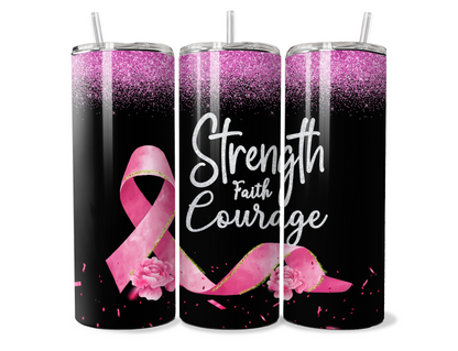 Breast Cancer Awareness 20oz Skinny Tumbler