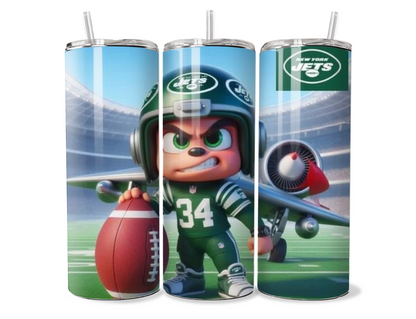 NYJ Football Tumbler