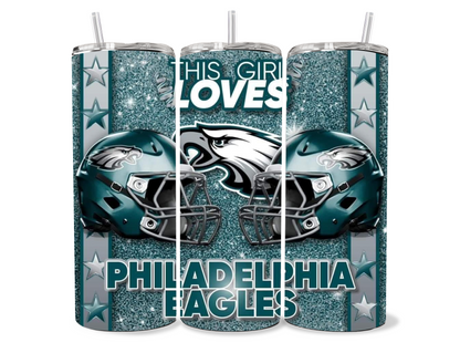 PBE Football Tumbler