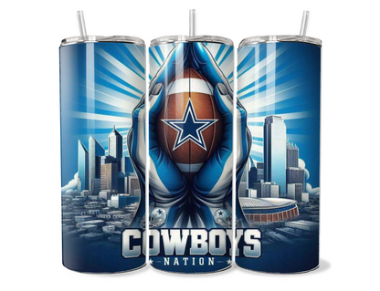 DC Football Tumbler