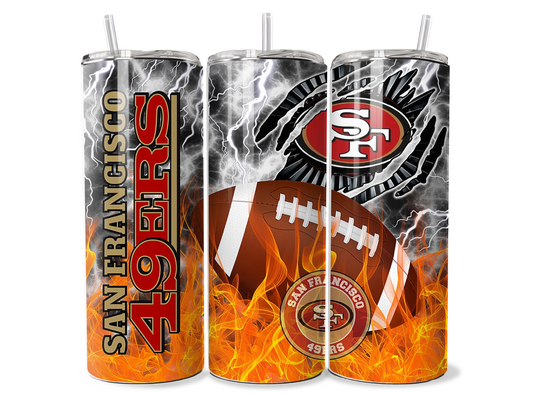 SF49 Football Tumbler