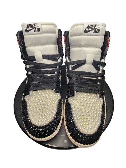 Custom Blinged J's - Shoe included