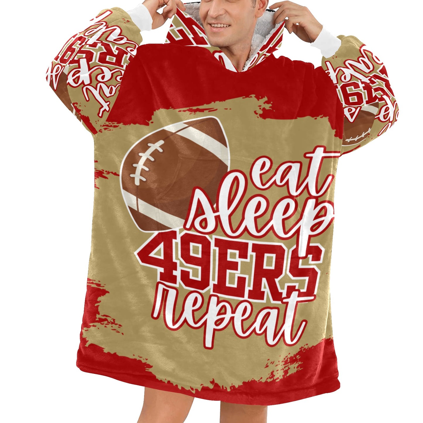 49ers Blanket Hoodie