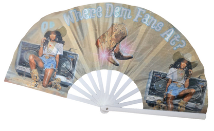 Custom Clack Fans | Personalized Oversized Hand Fans
