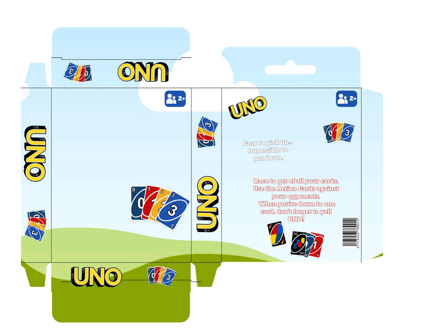 Uno Cards Editable Canva Template