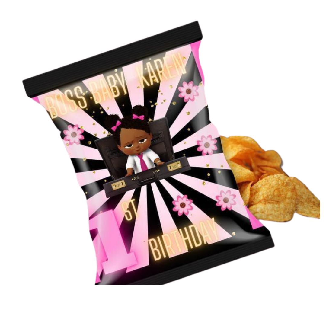 Custom Chip Bags - Filled - 12 pack