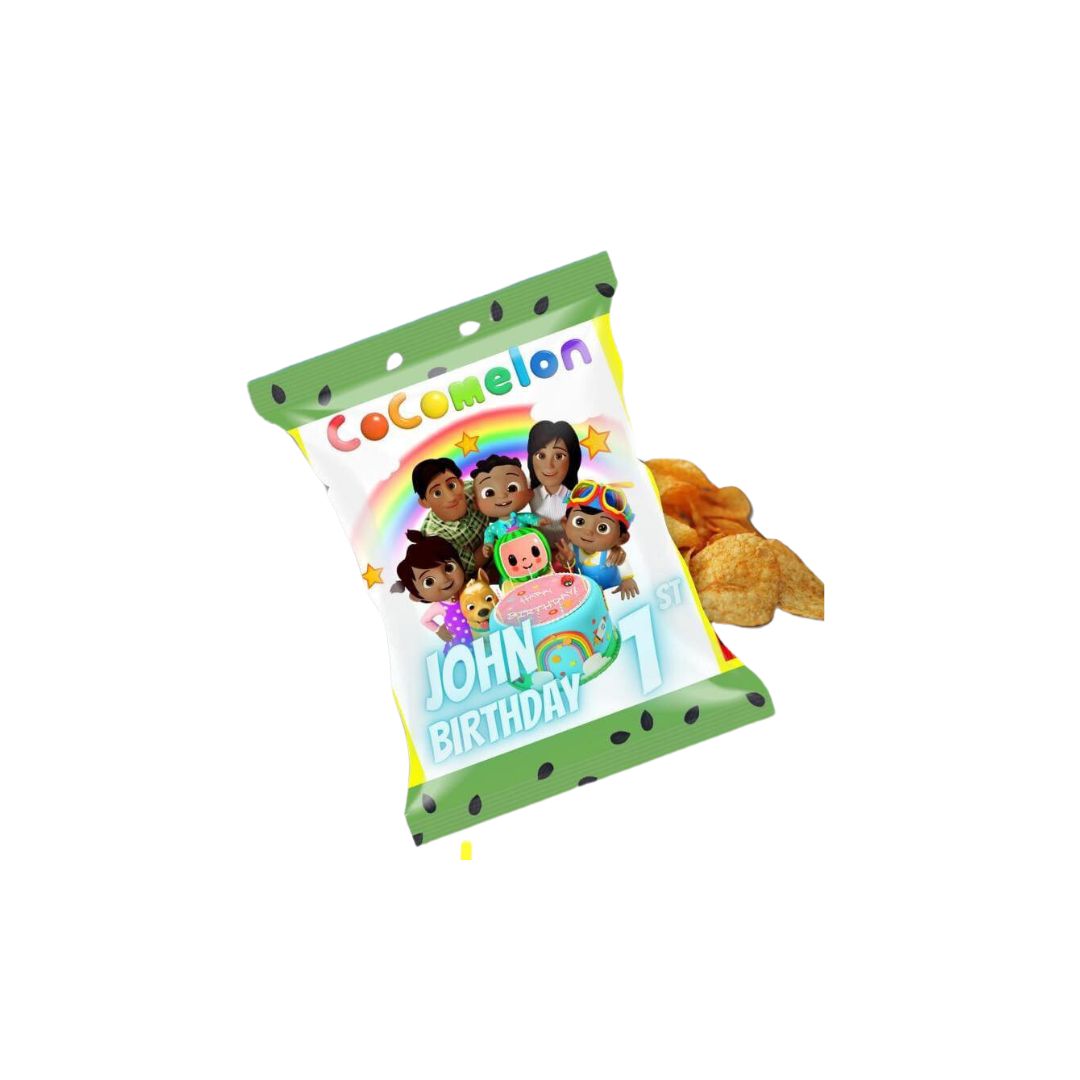 Custom Chip Bags - Filled - 12 pack