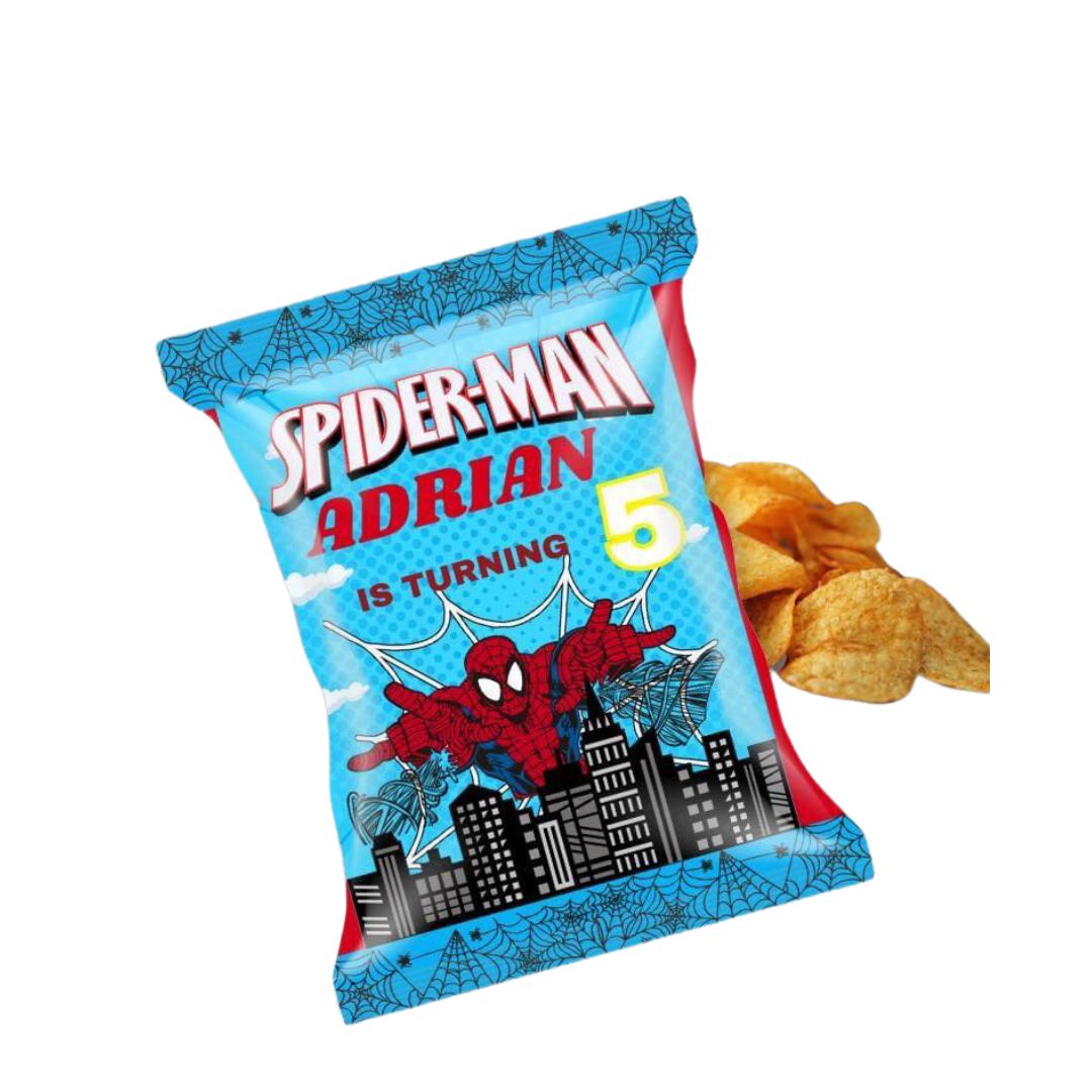 Custom Chip Bags - Filled - 12 pack